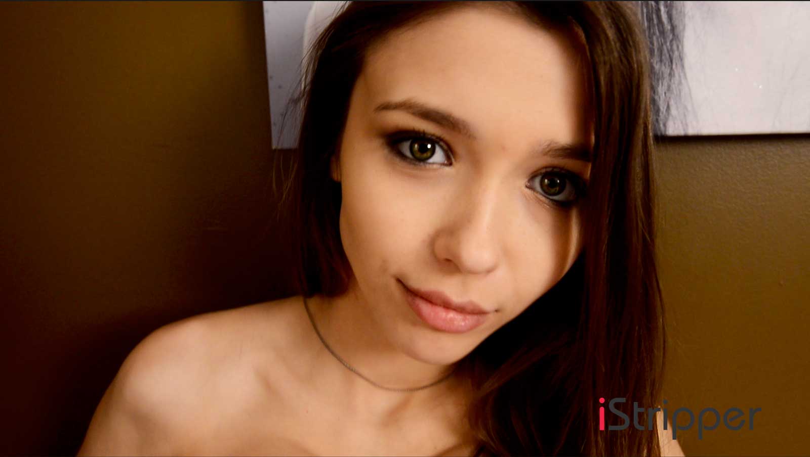 Pretty Mila Azul does a hot sexy striptease