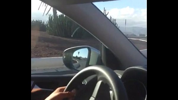 Strip in car