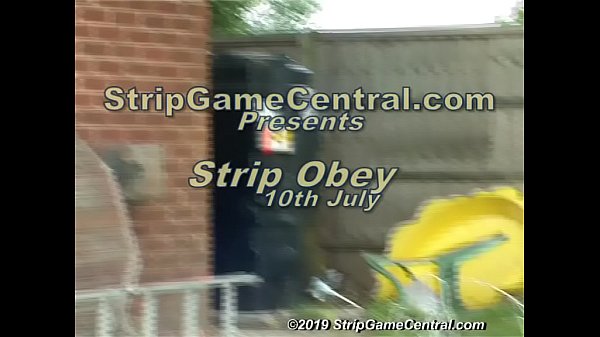 Charlotte, Debz and Bex play Strip Obey in the garden