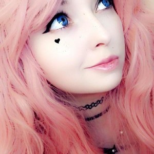 PrincessBluu naked before webcam in live video chat