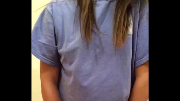 Self Stripping Of Amateur Brunette Girl With Small Tits and A Perfect Ass