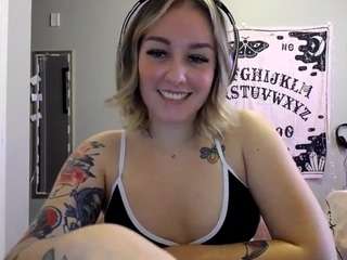 thicc-tattooed-bitch  naked on cam.  Free Live Sex Chat Room