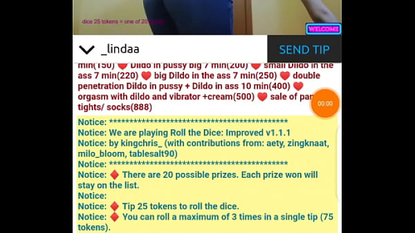 Lindaa Chaturbate Topless Show 29/01/2021