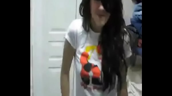 18 year old girl doing a striptease