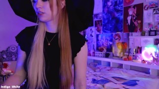 WITCHY STRIP TEASE! – INDIGO WHITE
