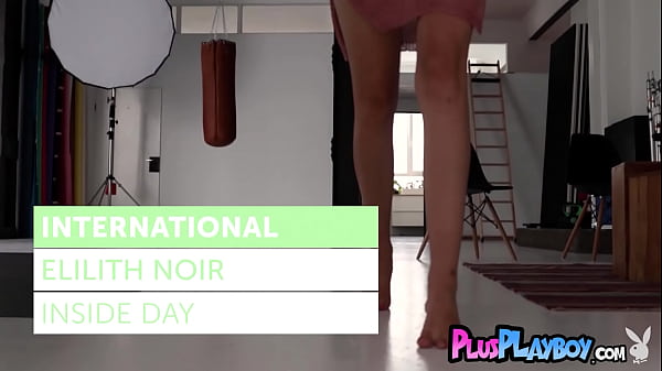 Sexy teen babe Elilith Noir reveals perfect slim body during posing for Playboy