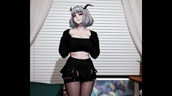 Sexy AI Succubus Strips For You