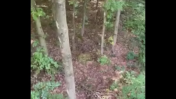 Dirtytalk und nasse pussy im Wald