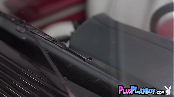 Hot big tits redhead MILF Elly Clutch shifting gears and exposed hot body