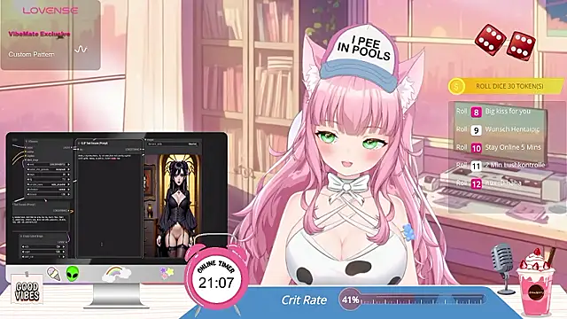 HentaiGotchi xxx strip on cam for live porn chat